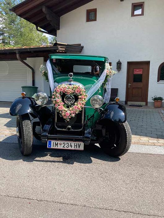 Oldtimer für Event mieten - Shuttle aus Rietz