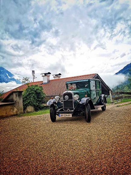 Oldtimer für Hochzeit mieten in Tirol